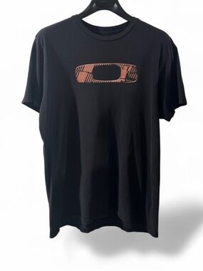 Y2K VTG Men’s Black Oakley Logo Graphic T-Shirt Size XL
